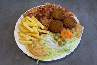 Plato Kebab de Calamares