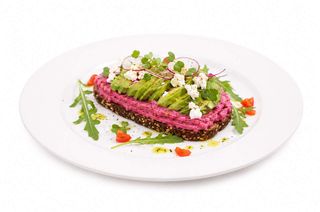 Beetroot Avocado Tartine
