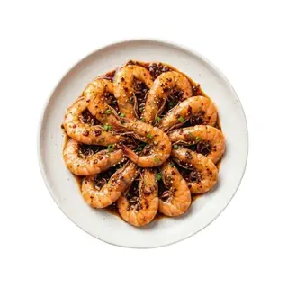 32-Langostinos Con Salsa Sichuan Picante