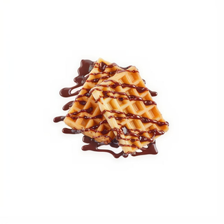 Gofre Con Chocolate Con Fruta