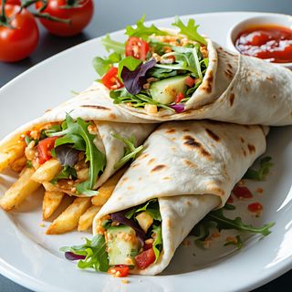 Cartofi prajiti la lipie