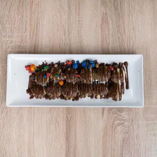 mini pancakes m&m's