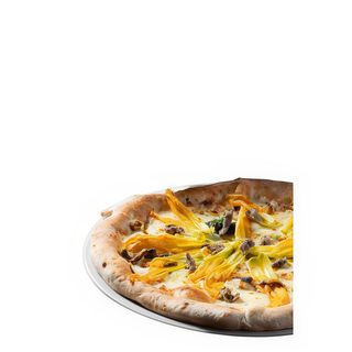 Pizza blanca florillo (33 cm.)