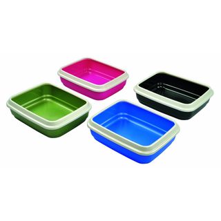 IMAC WC za mačke Jerry otvoreni s rubom 50x40x14,5cm, raznih boja (KOD IM84496P)