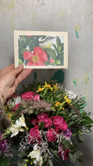 Ramo Y Tarjeta Flores