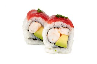 Uramaki Spicy Tuna Y Ebi (8 Pzs.)