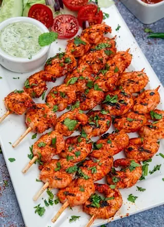 Camarão Tigre Tandoori