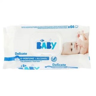 Toallitas Bebé Carrefour Piel Atópica 63 Uds