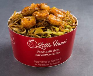 BUN XAO TOM - Rice noodles prăjiți cu creveți