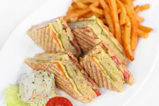 Grilled Vegetable  Club Sandwich