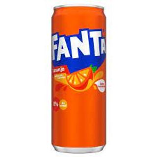 Fanta Laranja Lata 330ML
