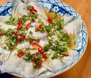 Lubina Al Vapor Con Chili Jugo De Lima