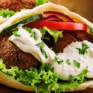 Kebab de falafel