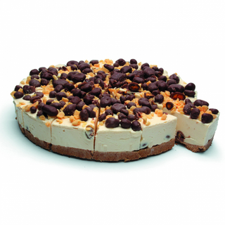 Cheesecake de caramelo y chocolate
