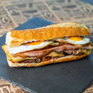 Bocata Villa Burger Con Bacon