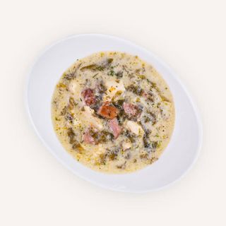 Ciorbă de salată cu afumătură 400ml