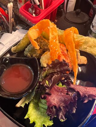 Tempura vegetables 