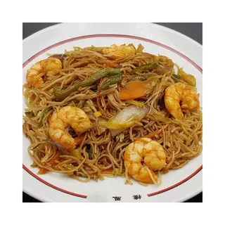 40G. Fideos de arroz con gambas