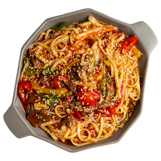 Wok с говядиной. 