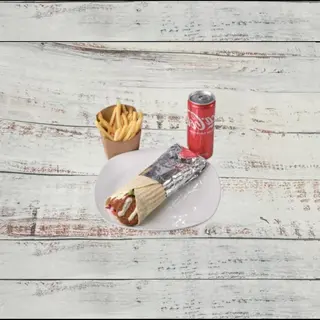 Falafel wrap Menu 