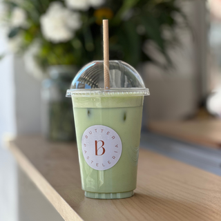 Iced matcha latte