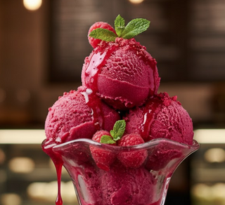 Helado de sorbete frambuesa (500ml.)