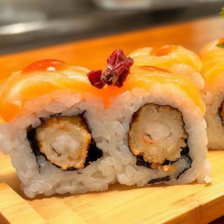 Langostino salmón roll（8uds）