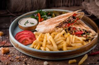 Шаурма комбо з телятини (280/100/30г)