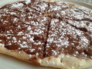 Pizza ripiena alla Nutella