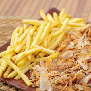 Plato Mix Solo Carne con Queso y patatas 