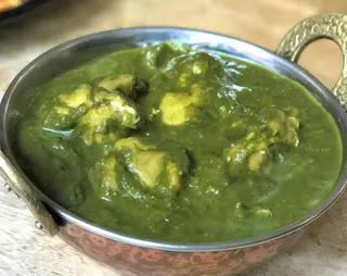 Pollo espinaca