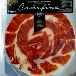 Jamón de Bellota Ibérico Cortado a Cuchillo Cañafina