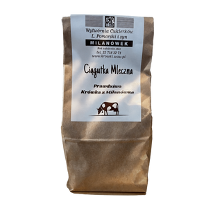 Krówki ciągutki mleczne z Milanówka w torebce 250 g