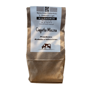 Krówki ciągutki mleczne z Milanówka w torebce 250 g