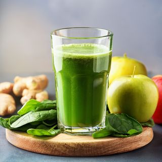 Zumo Espinaca, Manzana Y Jengibre