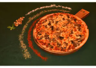 PIZZA CHAMPIÑONES