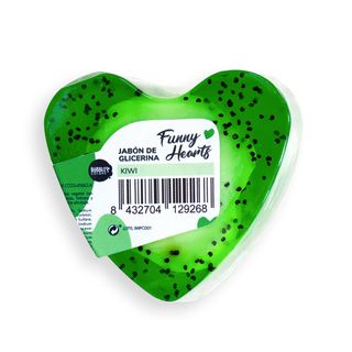Jabón Artesanal Corazón Kiwi De Bubbles&Colors 85 Gr