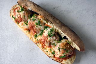 Sandwich panozzo viande hachée