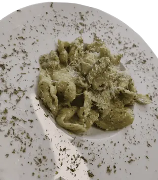Spinaci di bacon pasta