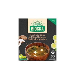 Sopa De Miso Rojo Con Setas Biogra 40Gr