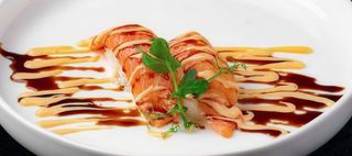 146 Spicy flambè sake