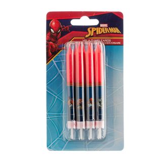 VELAS PALITO SPIDERMAN