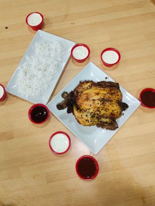 Pollo A L'Ast Con Arroz Y Alitas De Pollo (6 Uds.)