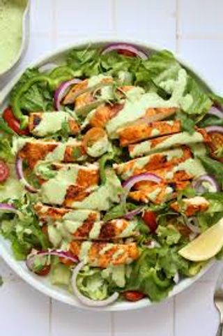 Chicken tikka salad