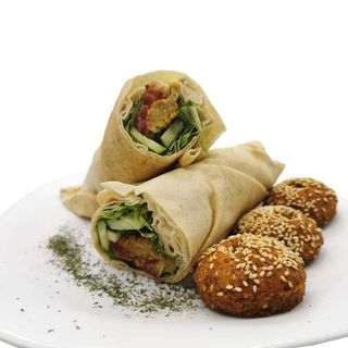 Falafel  la lipie.