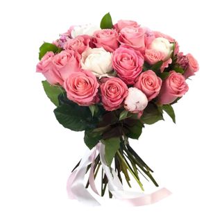 Bouquet tondo di Roselline 