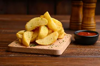 Parsley Potato Wedges