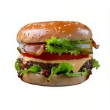 Hamburguesa De Ternera Con Queso Y Huevo