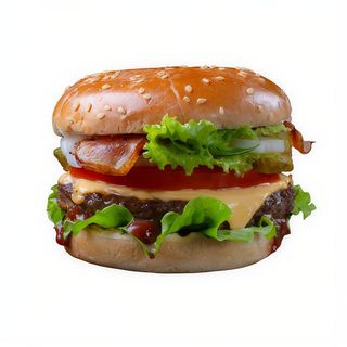 Hamburguesa De Ternera Con Queso Y Huevo