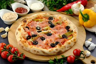 PIZZA CAPRICIOSA napoletana by Siesta, Ø32cm + 1 SOS LA ALEGERE